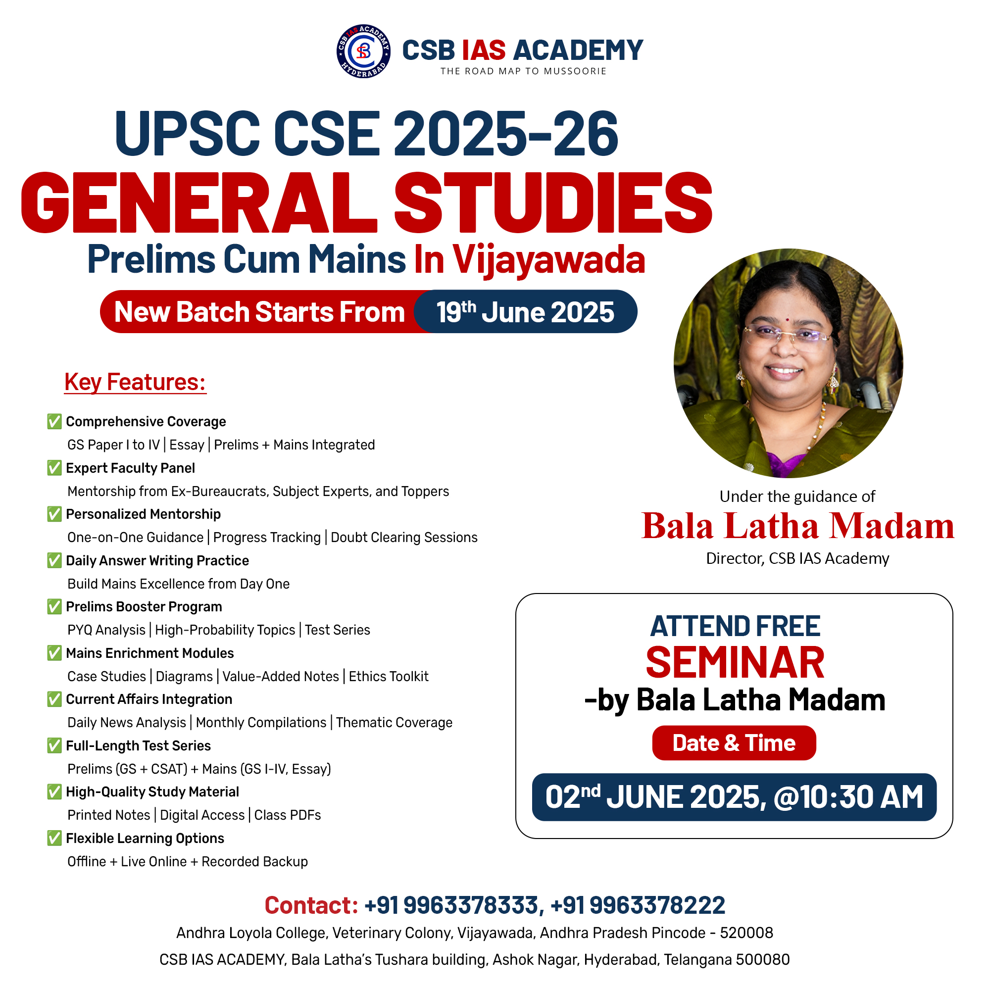 GS 19th June New Batch Poster 26-05-2025