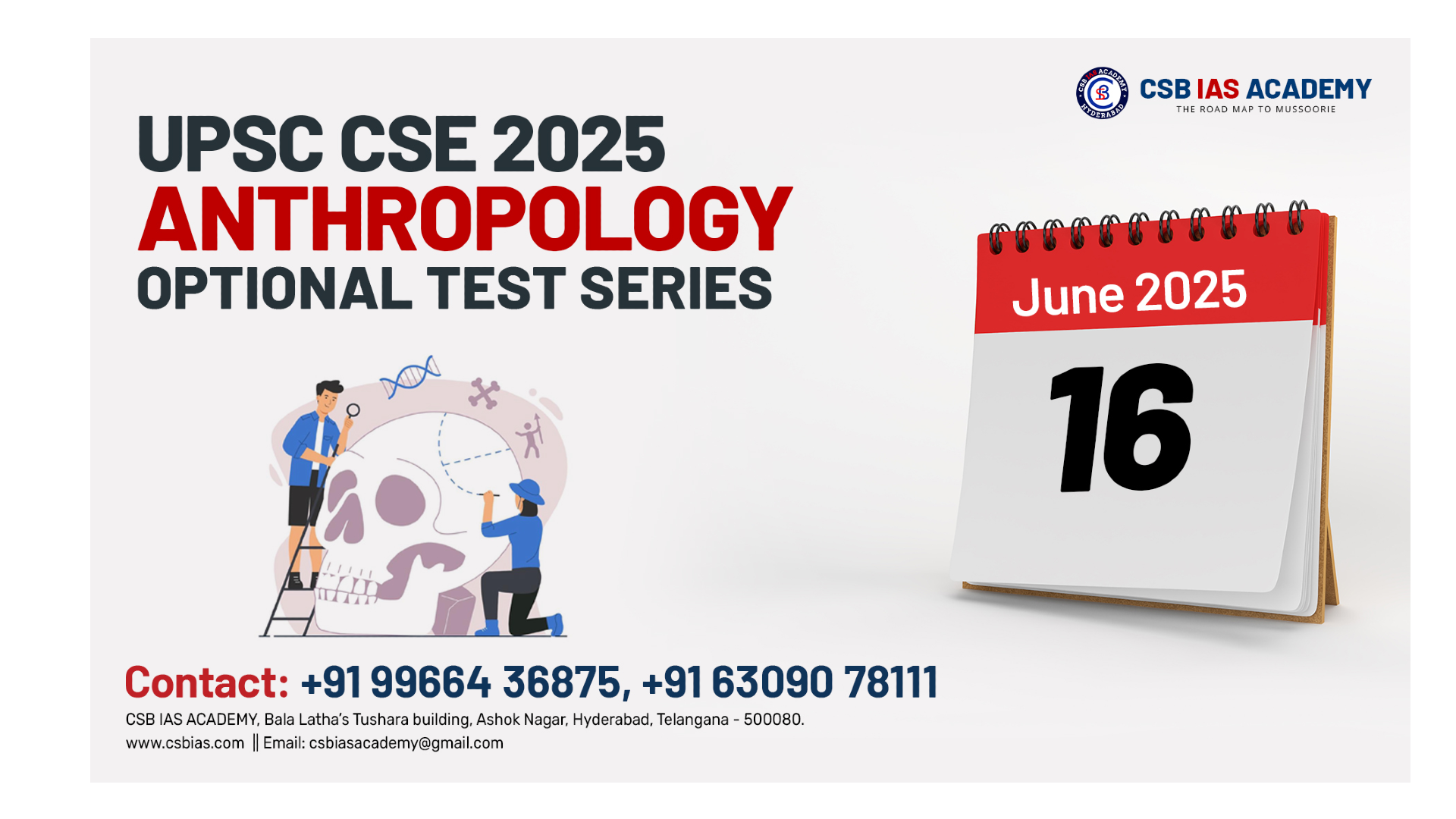UPSC CSE 2025 Anthropology Optional Test Series