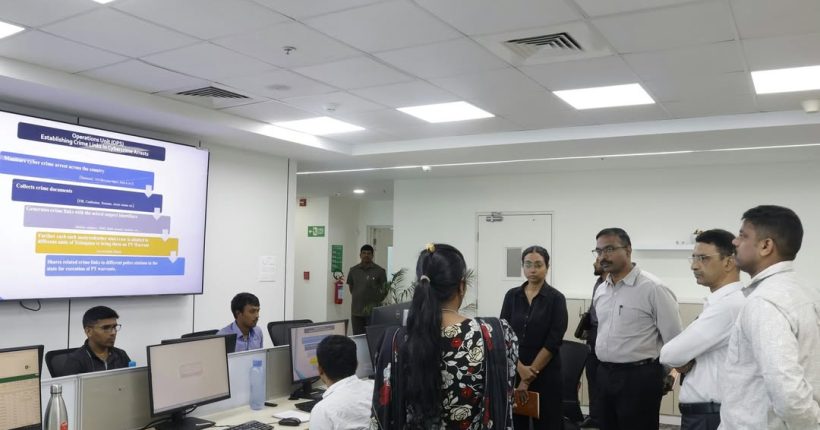 Today, Shri Ake Ravi Krishna, IPS, IGP - EAGLE, Andhra Pradesh, and Ms. Shehanaz, SP - Cyber Cri (2)