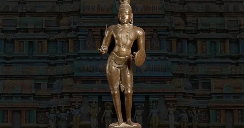 indian-bronze-idol-saint-thirumangai-alwar