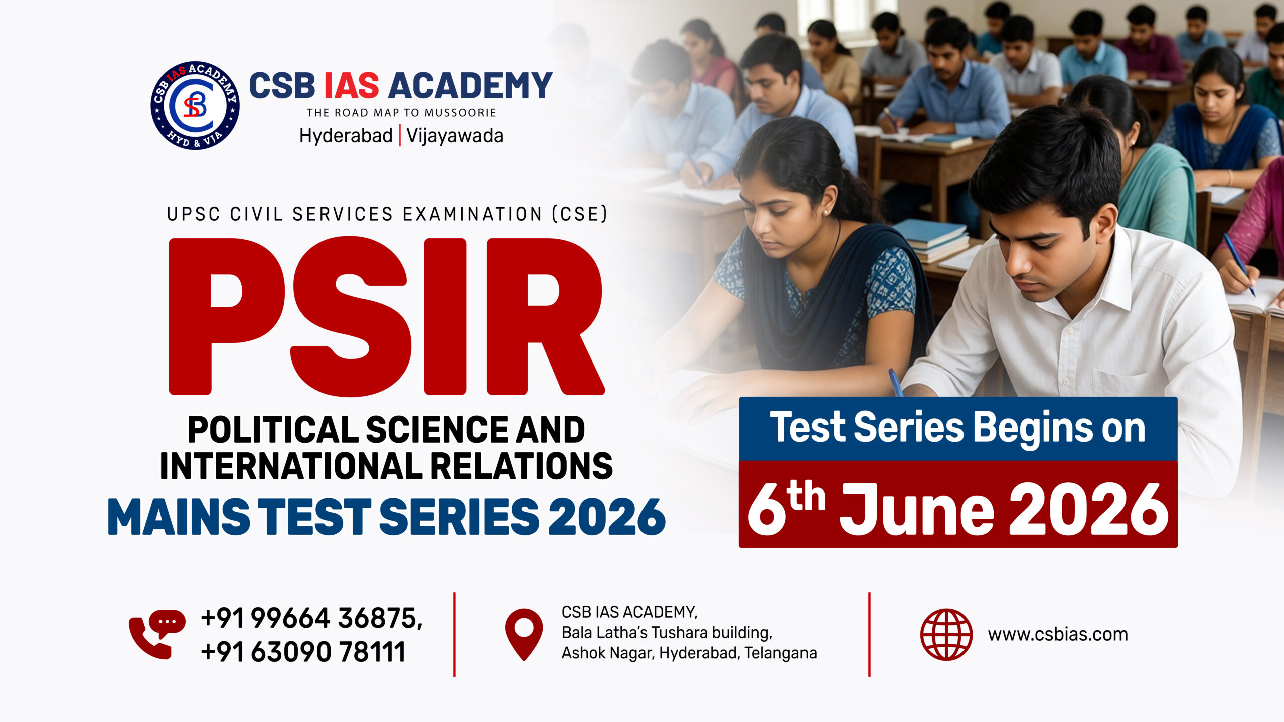 PSIR Main Test Series (Mentorship) 2026